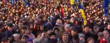 У Києві українці зібралися на віче "Червоні лінії" для Зе