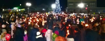 Конкурсы, бесплатные угощения, фаер – шоу и праздничный салют. Килийцы отпраздновали Рождество Христово.
