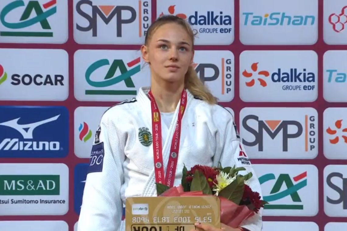 Дзюдоистка Дарья Белодед - победительница турнира серии Grand Slam в Париже
