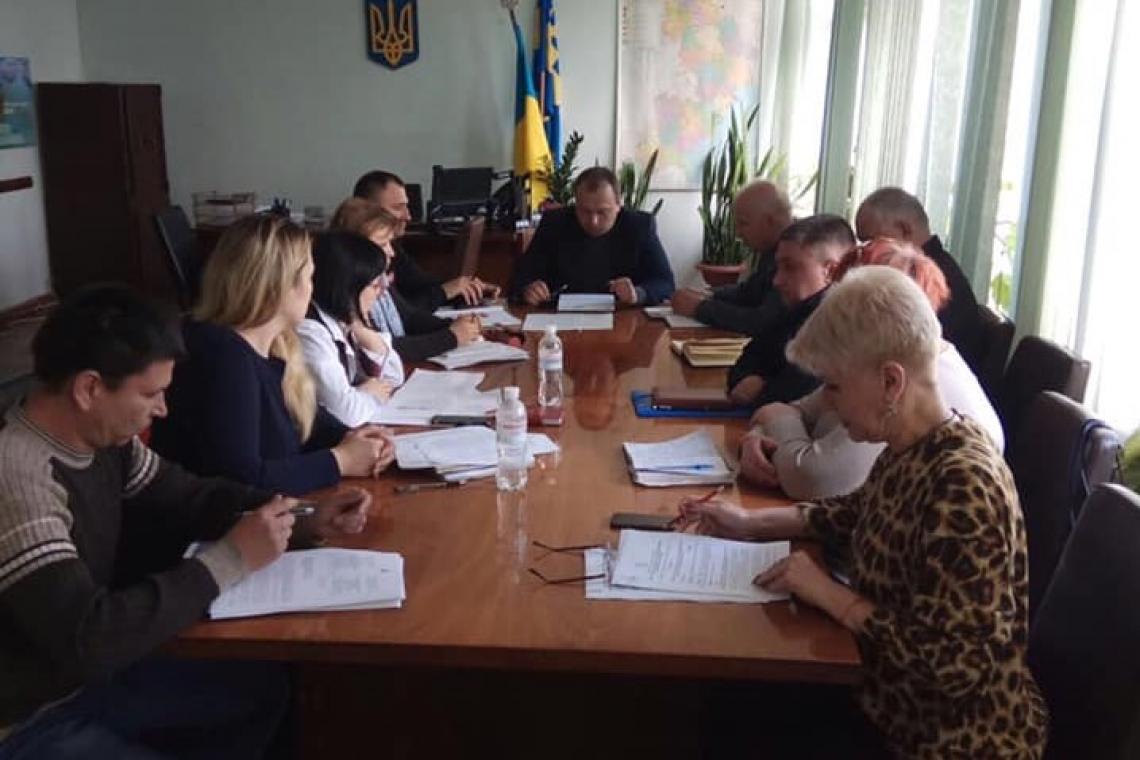 В Кілійській РДА пройшло позачергове засідання комісії ТЕБ та НС, а також призупинено прийом громадян
