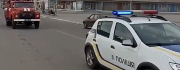 В Килии и Вилково сегодня по городу курсировали машины ГСЧС