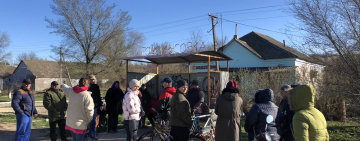 Угроза распашки пастбища в Глинке