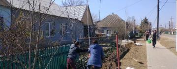 В Килийской ОТГ продолжают озеленять населенные пункты громады