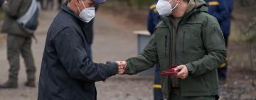 Одесский спасатель, тушивший пожар в Чернобыльской зоне, награждён орденом "За мужество". 