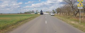 На дороге Т 16-30 Килия-Струмок САД проводит работы по замене и установке  дорожных знаков