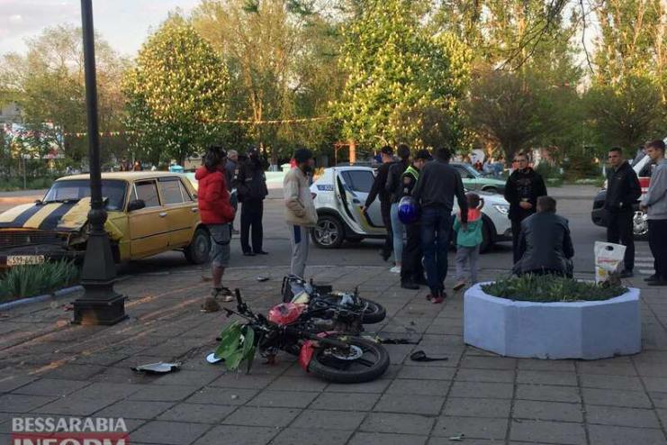 В Татарбунарах произошло серьезное ДТП с участием несовершеннолетних