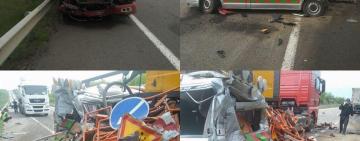 Страшное ДТП на трассе Одесса-Киев. Погиб работник дорожной службы