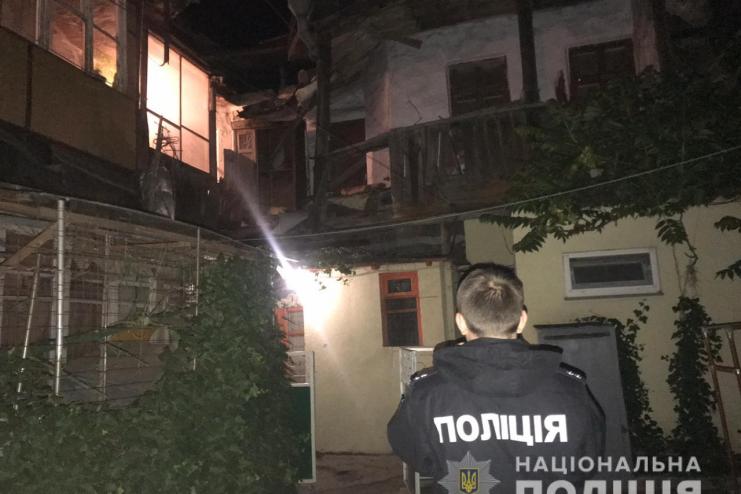 Ночью в Одессе обрушился  ещё один дом