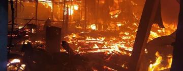 Ночной пожар в Затоке: что известно на данный момент