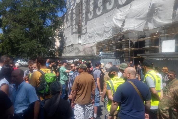 В Одессе прошла акция протеста против полицейского беспредела