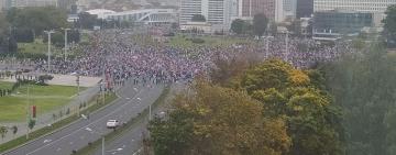 В Беларуси проходит "народная инаугурация" Тихановской: в центр Минска стягивают военных 