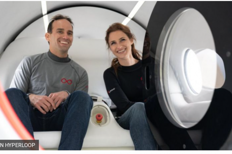 Hyperloop Ілона Маска вперше перевіз пасажирів