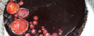 Мега шоколадний бісквіт