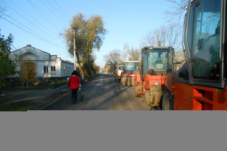 В Бородино полным ходом идёт строительство новой дороги