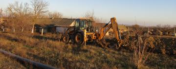 На Тарутинщине газифицируют село Весёлая Долина