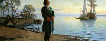 А вы знали? Пётр I и солдат. А причем тут палаш?