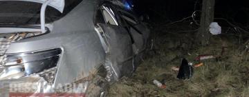 На трассе Одесса-Рени в Саратском районе автомобиль слетел в кювет: есть пострадавший