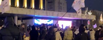 Мітингуючі підприємці нагрянули на концерт "Вечірнього кварталу"