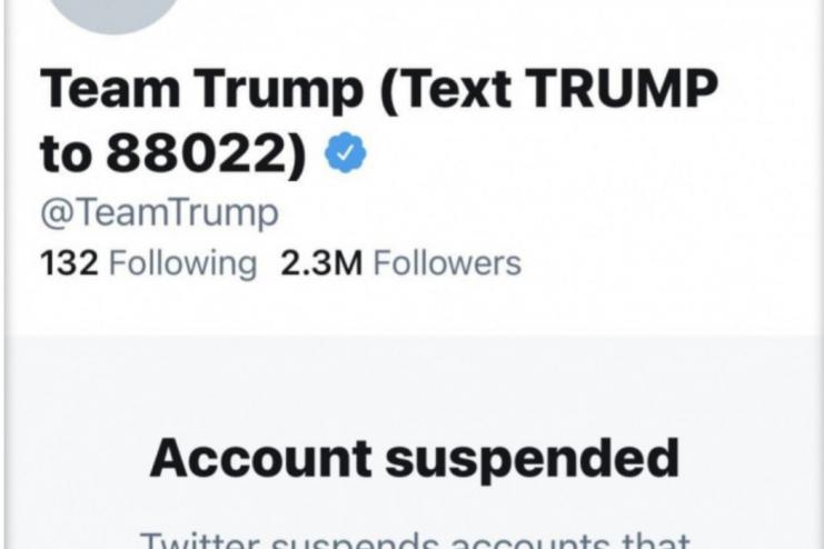 Twitter назавжди заблокував акаунт Трампа