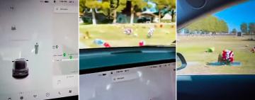 Датчики Tesla обнаружили невидимого человека на кладбище