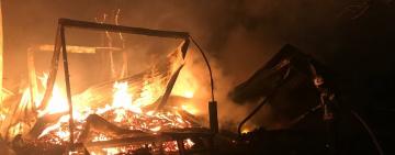 В Одесской области горели сразу две базы отдыха