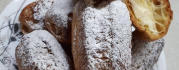 Смачний день. ЕКЛЕРИ З ЗАВАРНИМ КРЕМОМ 