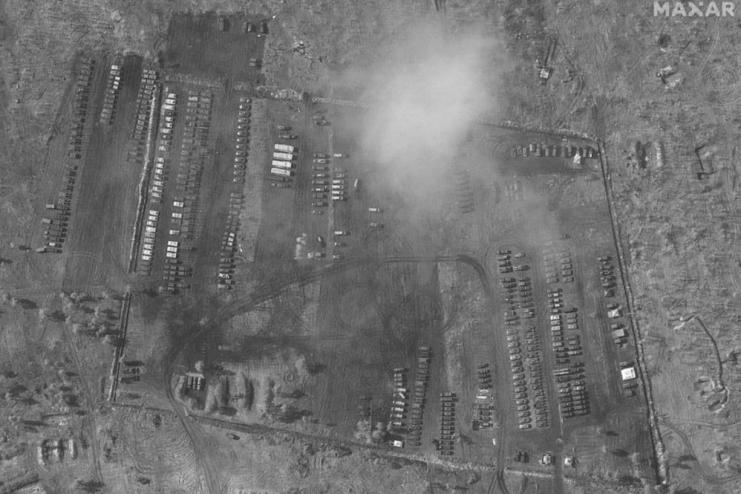 Расследователи обнаружили лагерь российских войск неподалеку от границы с Украиной