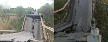 "А ЛЮДИ ПРЕДУПРЕЖДАЛИ": на Львовщине обрушился мост