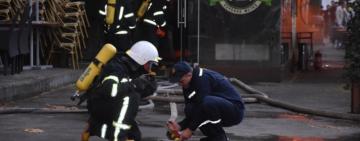 В Одессе сгорел дотла ресторан 