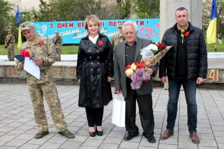 Урочисті заходи з нагоди Дня пам'яті та примирення і Дня Перемоги у селищі Сарата