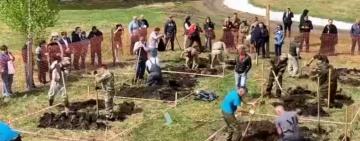 У Росії провели конкурс на швидкісне копання могил