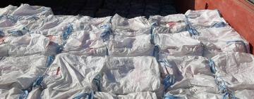 Рекордную для региона контрабанду под видом турецкого цемента задержали одесские пограничники