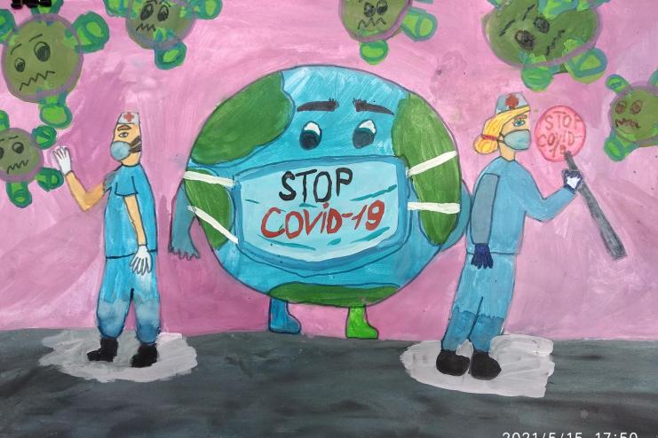 В Белгород-Днестровском прошёл челлендж "STOPCOVID-19!"