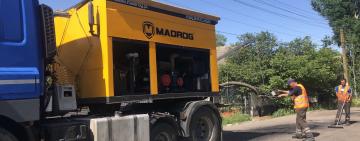 В Арцизе ремонтируют дороги с использованием новых технологий