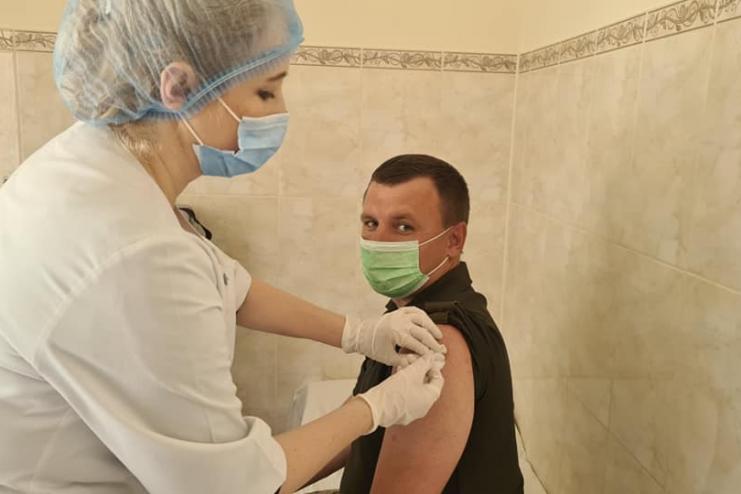 В Ізмаїлі понад 120 прикордонників вакцинувались Pfizer-BioNTech