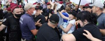 Сутички у Києві між поліцейськими та ФОПами