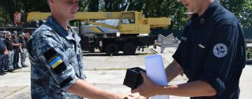 За врятоване життя парашутиста під час «Sea Breeze-2021» нагороджено екіпаж катеру Ізмаїльського загону Морської охорони
