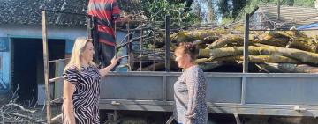 Почистили лісосмуги від сухостою та заготували дрова для дитячих закладів Татарбунарської громади