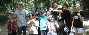 Рядом с Березино проходит туристический слёт для подростков со всей Украины