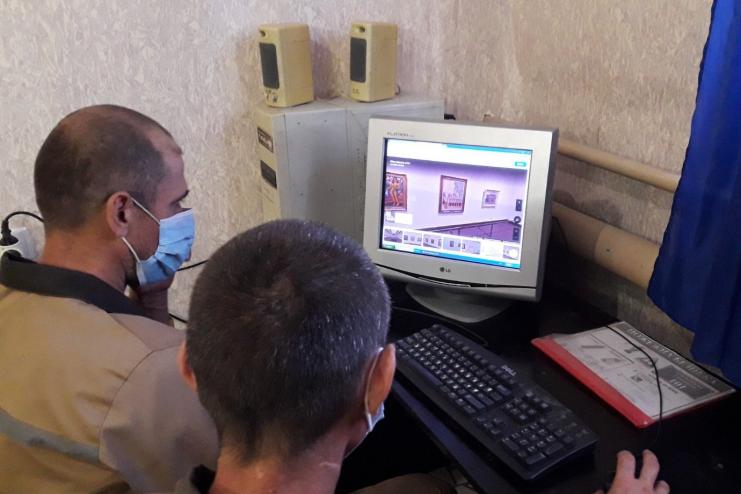 В Измаильском СИЗО арестантам провели онлайн-экскурсию по парижскому Лувру