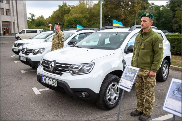 Прикордонники Ізмаїльського загону отримали новий кросовер та мотоцикли