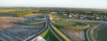 На трасі Київ — Одеса будують дві розв’язки і обмежили рух