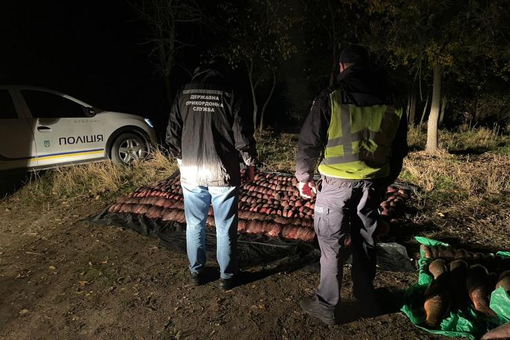Браконьерство на миллион: полицейские Болградского ОП и пограничники Измаильского отряда не допустили вывоз рыбы из Украины