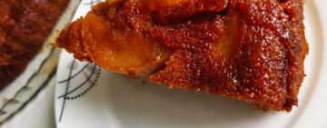 Смачний день. ПЕРЕВЕРНУТИЙ ЯБЛУЧНИЙ ПИРІГ  