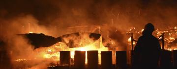 Ночью в Одессе сгорел летний 