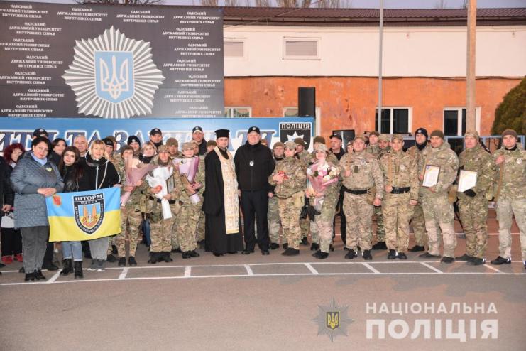 Из зоны ООС вернулись полицейские Измаильского РОП
