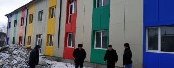 В Березино продолжается строительство детского садика