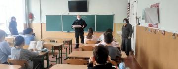 Рятувальники поспілкувалися з учнями Арцизького опорного закладу освіти №1