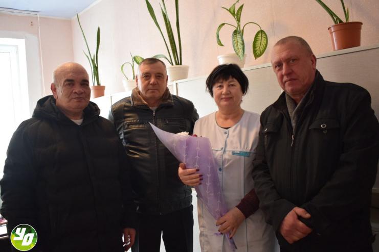Павлівські ветерани-афганці в День вшанування учасників бойових дій на території інших держав привітали Кравцову Наталю Василівну