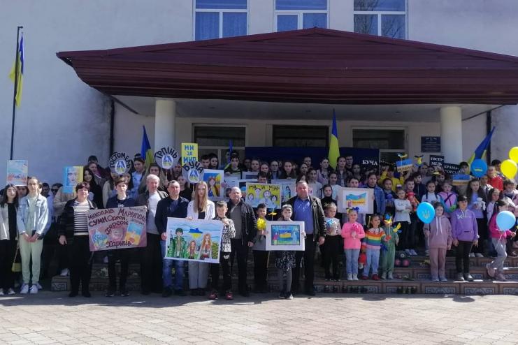 Митинг в Тарутино "За Украину!!! Мир и покой!"